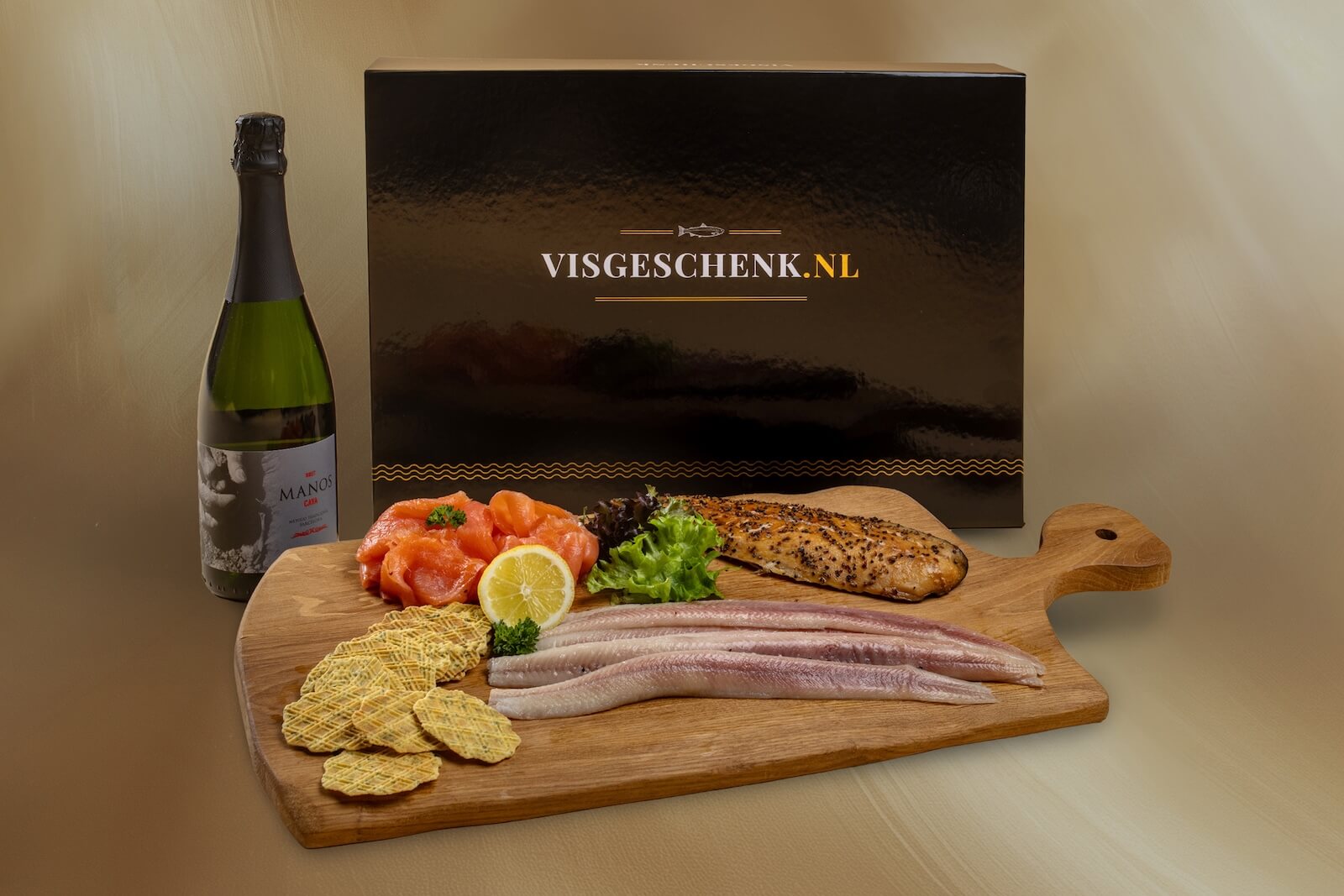 Visgeschenk de Luxe & Cava