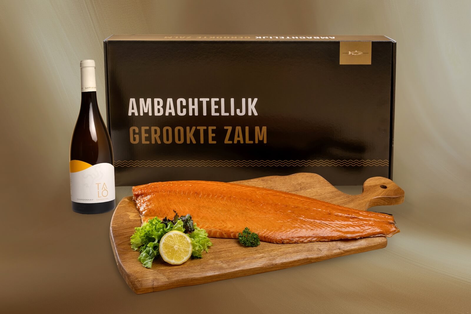 Warm gerookte zalm & Chardonnay